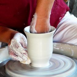 Pottery Class Wheel Throwing Cup