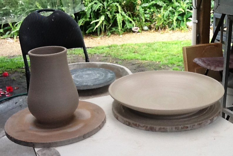 advanced pottery wheel throwing Big Vase & Platter